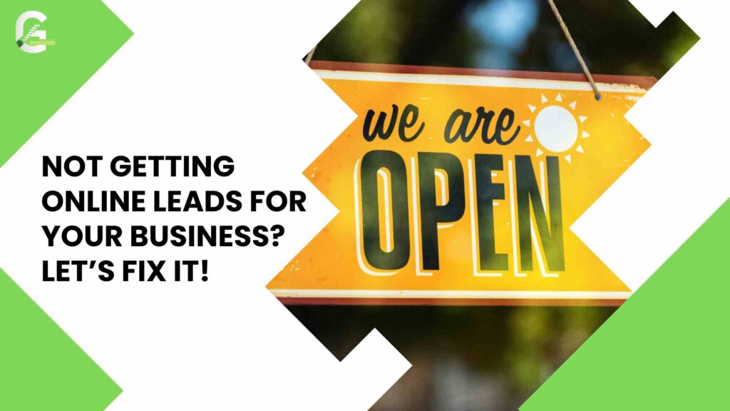 small business fails to generate online leads